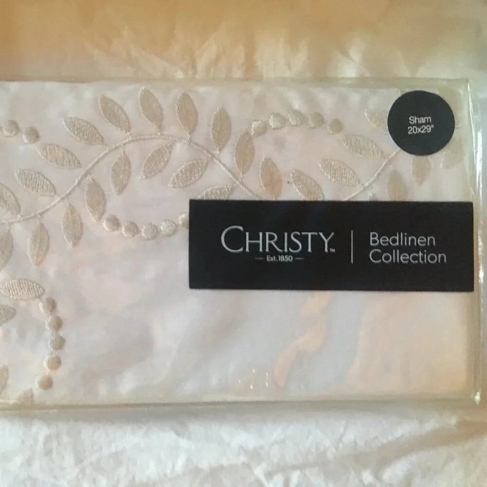 3 Pc Set Christy Richmond Embroidered Floral Queen Duvet Cover